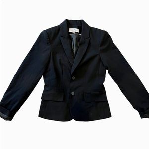 Calvin Klein Black Blazer with double CK hardware buttons